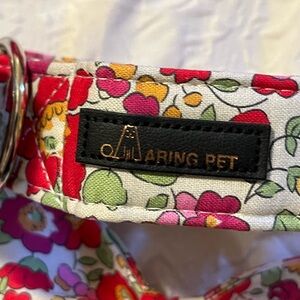 Super cute dog collar with bow by Caring pet new